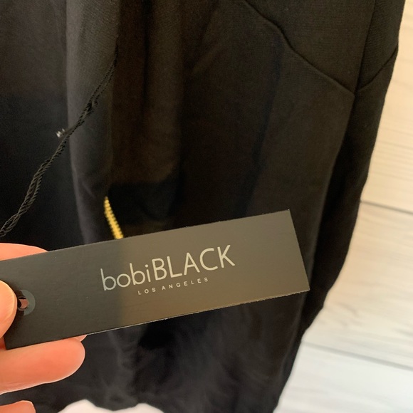 NWT revolve Bobbi black Matte Knit Sweetheart Dress in Black - Picture 9 of 10